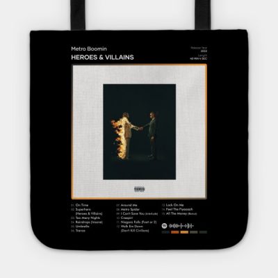 Metro Boomin Heroes And Villains Tracklist Album Tote Official Metro Boomin Merch