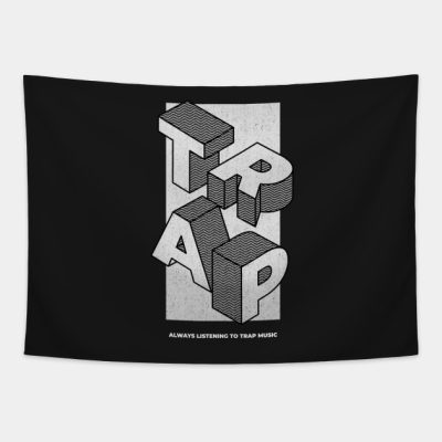 Trap Music Isometric Letter Blocks Tapestry Official Metro Boomin Merch