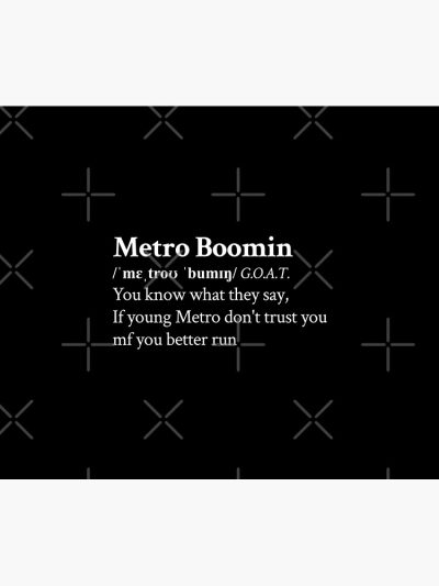 If Young Metro Don'T Trust You Metro Boomin Black Tapestry Official Metro Boomin Merch