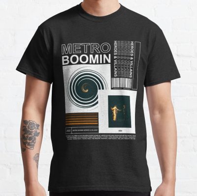 Metro Boomin - Heroes And Villains | Metro Boomin Album T-Shirt Official Metro Boomin Merch