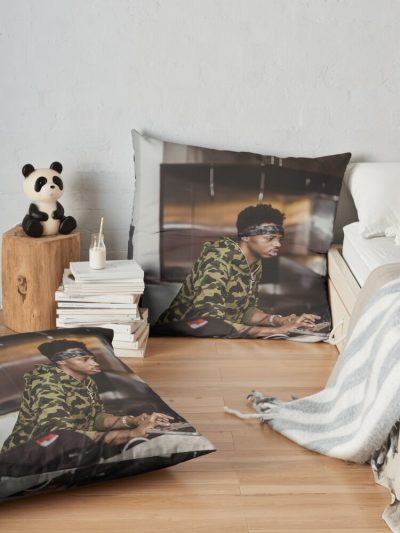 Metro Boomin Throw Pillow Official Metro Boomin Merch