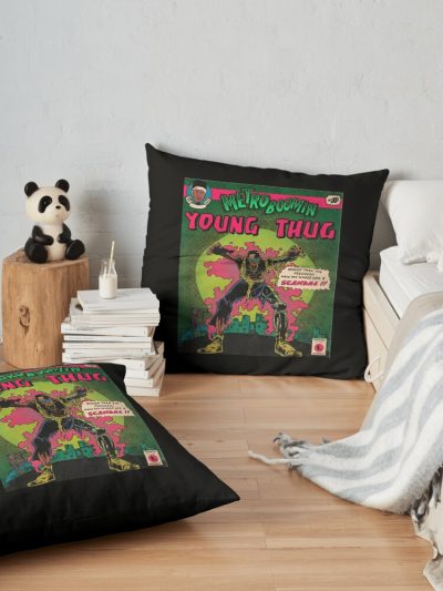 Metro Boomin And Throw Pillow Official Metro Boomin Merch