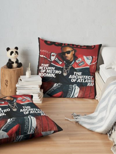 Metro Boomin Throw Pillow Official Metro Boomin Merch