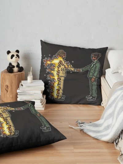 Metro Boomin Heroes And Villains, Heroes And Villains ,Metro Boomin Throw Pillow Official Metro Boomin Merch