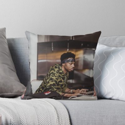 Metro Boomin Throw Pillow Official Metro Boomin Merch