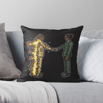 Metro Boomin Heroes And Villains, Heroes And Villains ,Metro Boomin Throw Pillow Official Metro Boomin Merch