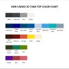 tank top color chart - Metro Boomin Shop